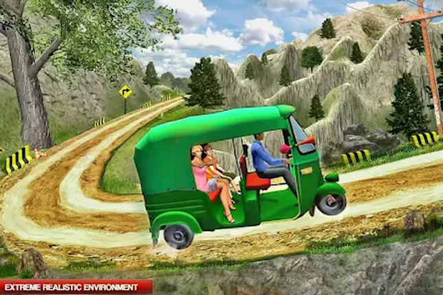 Mountain Auto Tuk Tuk Rickshaw Image