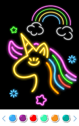 Unicorn Coloring Girl Games screenshot