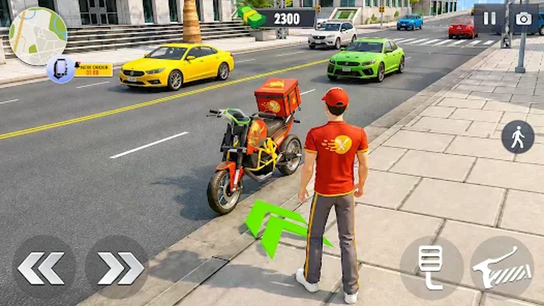 Street Food Delivery Sim Games screenshot