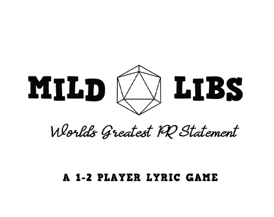 MILD LIBS: World's Greatest PR Statement Game Cover