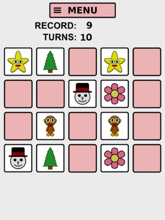Pairs - Concentration in cards screenshot