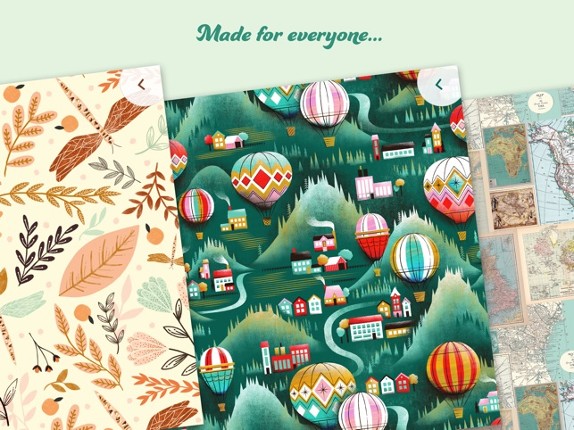 Patterned screenshot