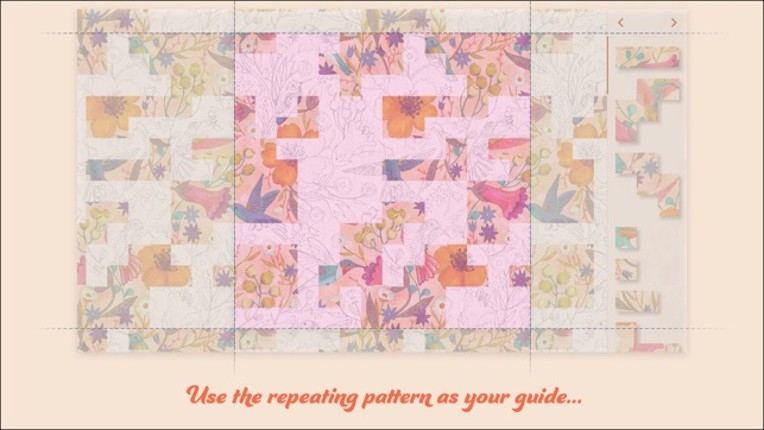 Patterned screenshot