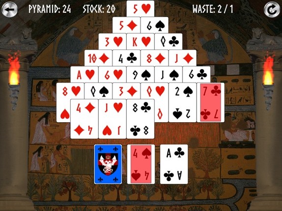 Pyramid Solitaire Premium Image