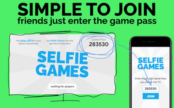Selfie Games [TV]: A Multiplayer Couch Party Game screenshot