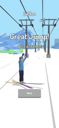 Ski Jumper 3D Image