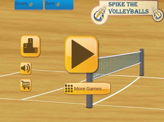 Spike the Volleyballs screenshot