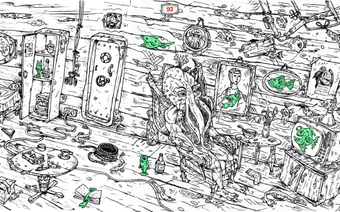 100 hidden Cthulhu fish screenshot