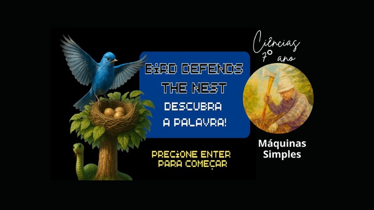 Bird Defends the nest - Ciências - Máquinas Simples Image