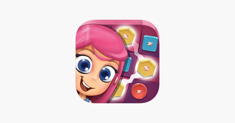 Buttons Match 3 Puzzle Game: Crazy Color.s Link.ing Mania and Infinite Blast Adventure Image