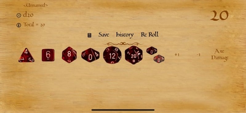 Dice Pouch RPG screenshot