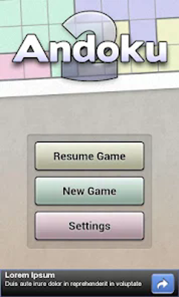 Andoku Sudoku 2 screenshot