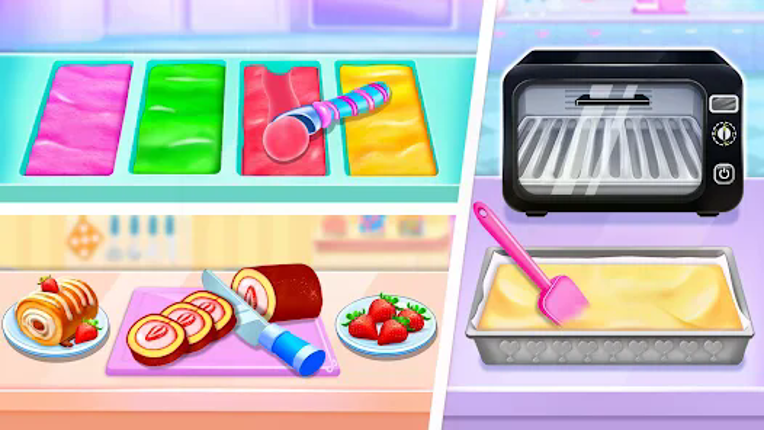 Sweet IceCream Cake Maker Game Image