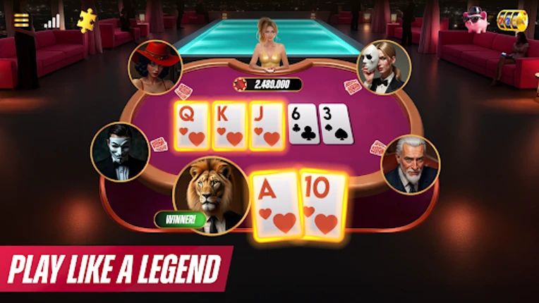 Hold'Em All Texas Omaha Poker screenshot