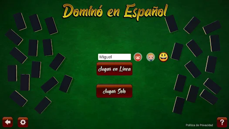 Dominó en Español screenshot