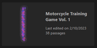 Motorcycle Training Game Vol. 1 Image