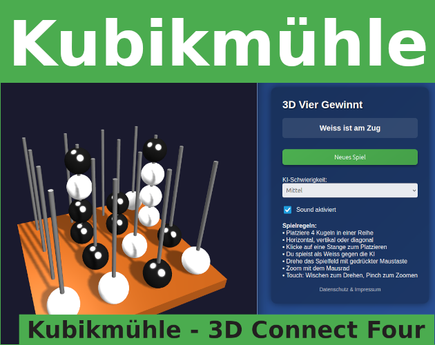 Games like Kubikmühle - 3D Connect Four