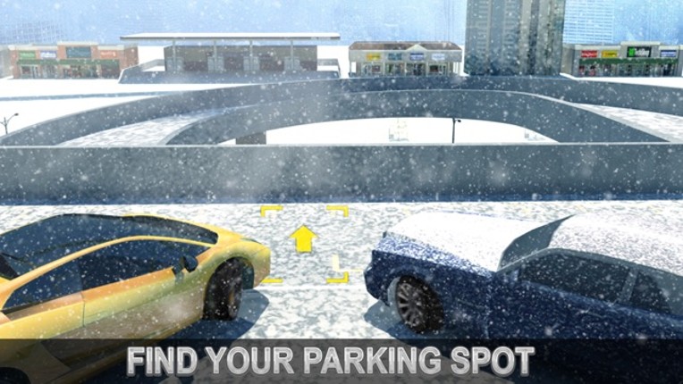 Multi-Level Snow Car Parking Mania 3D Simulator screenshot