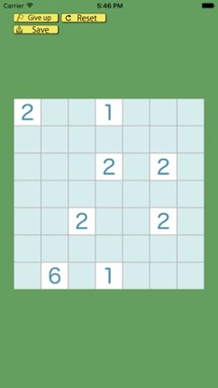 Nurikabe puzzle screenshot