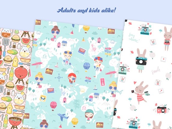 Patterned screenshot