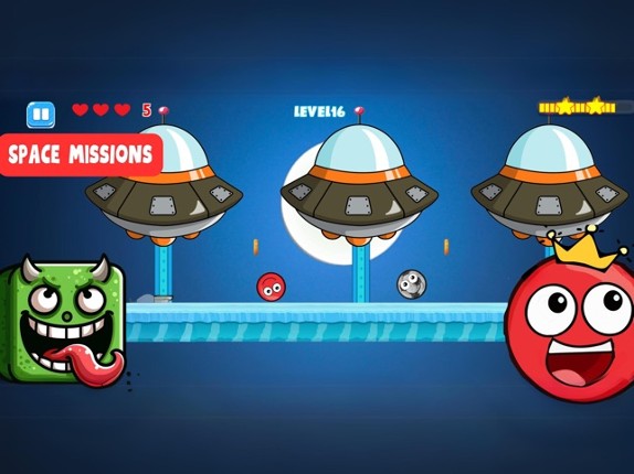 Plants Ball 4 - Red Ball Game Image