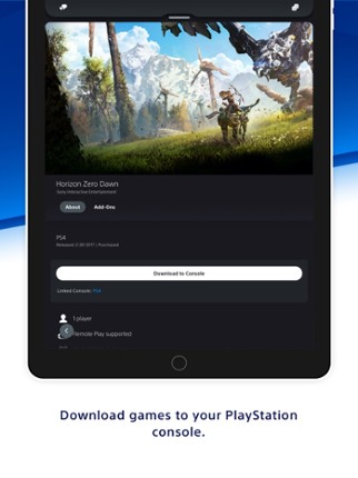 PlayStation App screenshot