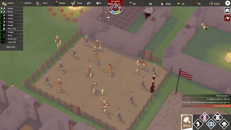 Primitive Society Simulator screenshot