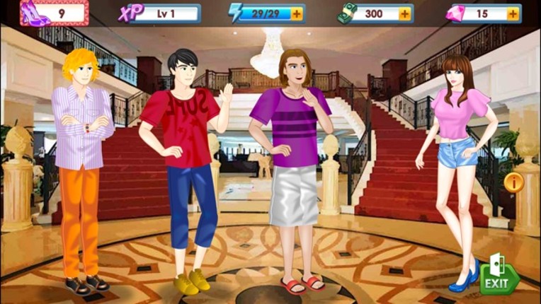 Romance in Paris: Girl city game screenshot