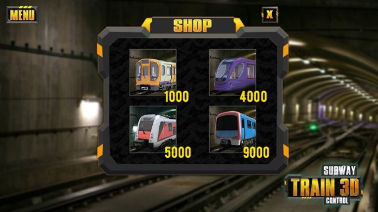 Subway Train 3D Control Image