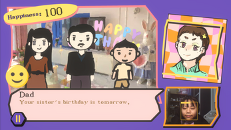 The Master of Fake Smiles[GGJ2024] screenshot