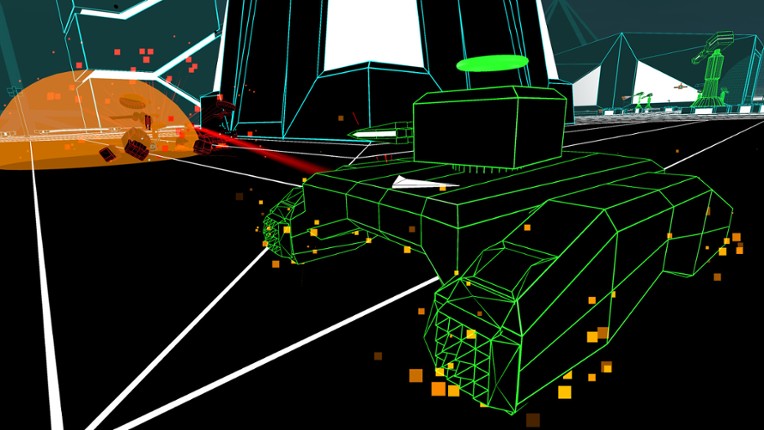 Wireframe Warfare screenshot