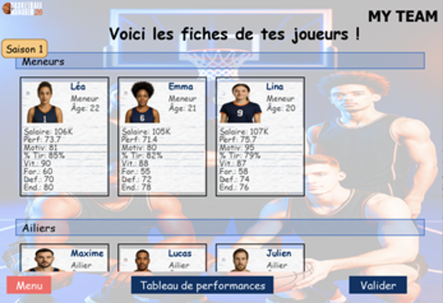 Basket Manager - first round Image