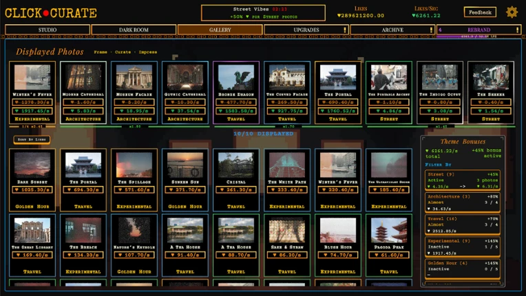 Click & Curate: Idle Photography Image