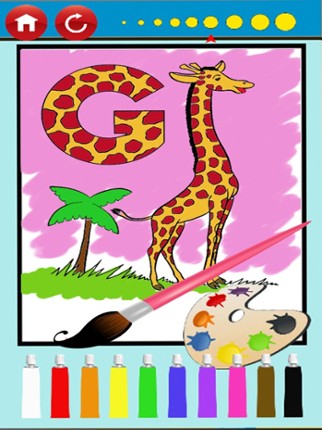 Color:ABC Animals Letter Coloring Book Kids Adults screenshot