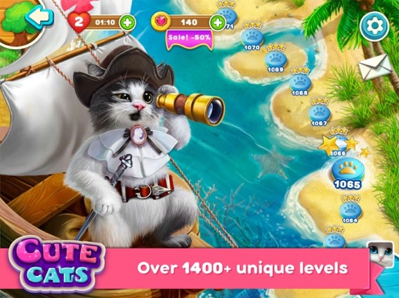 Cute Cats: Magic Adventure screenshot