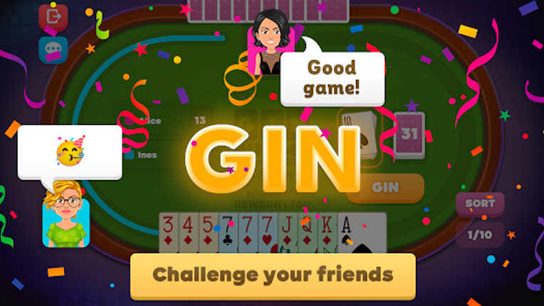 GinRummy.com : The reference Image
