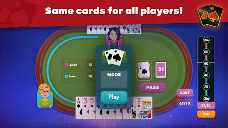 GinRummy.com : The reference Image