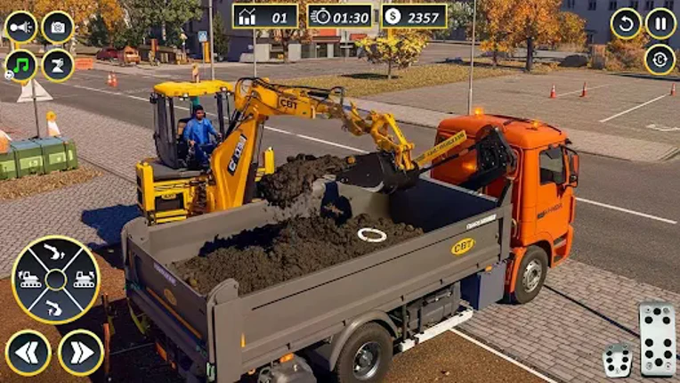 Excavator Sim 3D Construction Image
