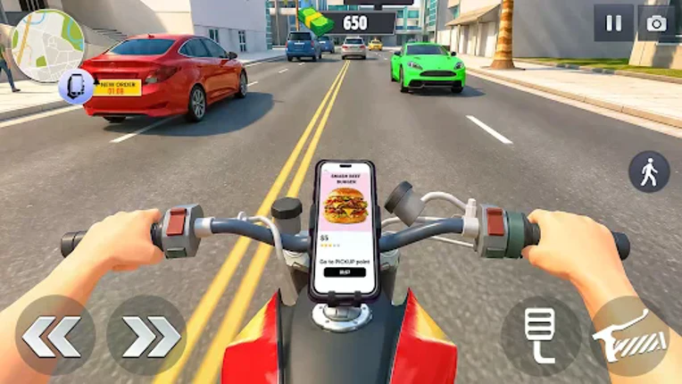 Street Food Delivery Sim Games screenshot