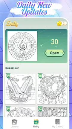 Pop Color - Paint by number screenshot