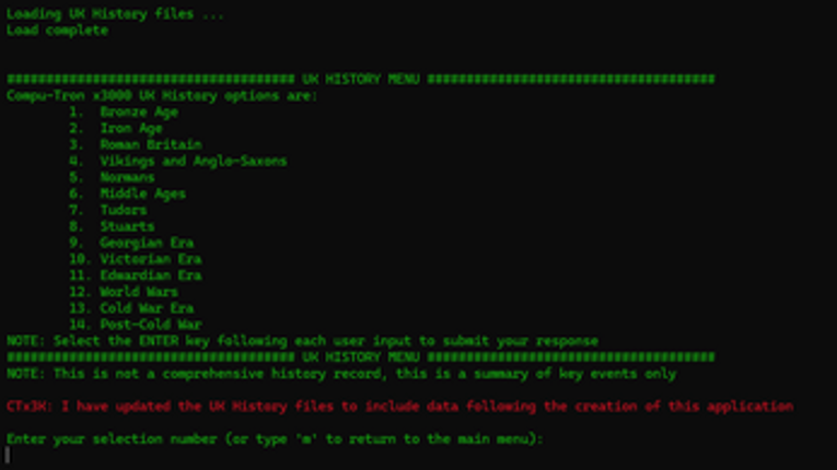 Compu-Tron x3000 screenshot