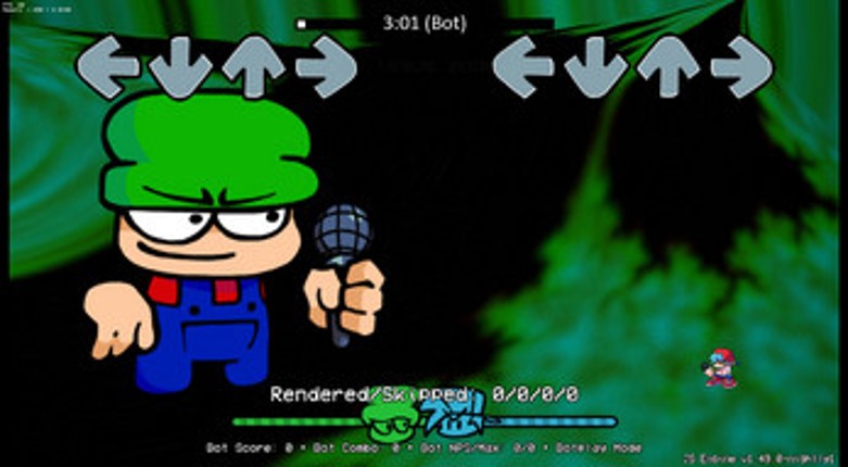 Mickeyfan's Stupid & Crazy FNF modding scene screenshot