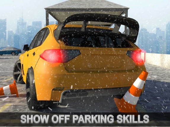 Multi-Level Snow Car Parking Mania 3D Simulator screenshot