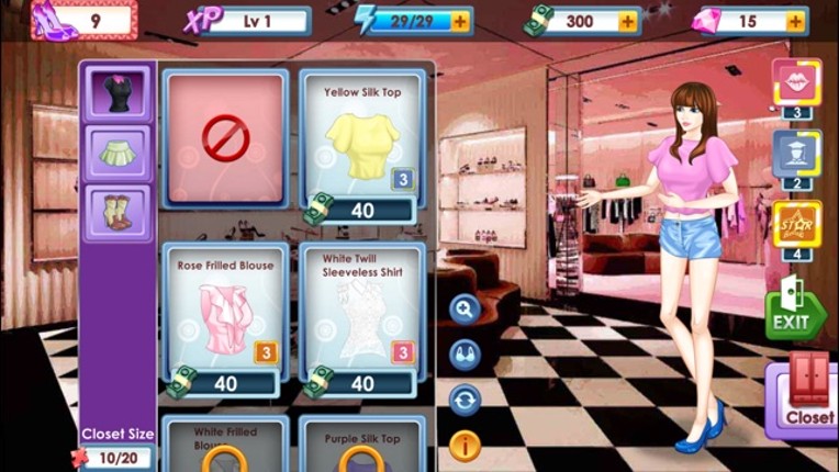 Romance in Paris: Girl city game screenshot