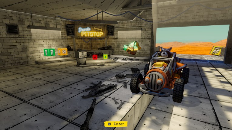 SCHROTT: Roguelike Racer screenshot