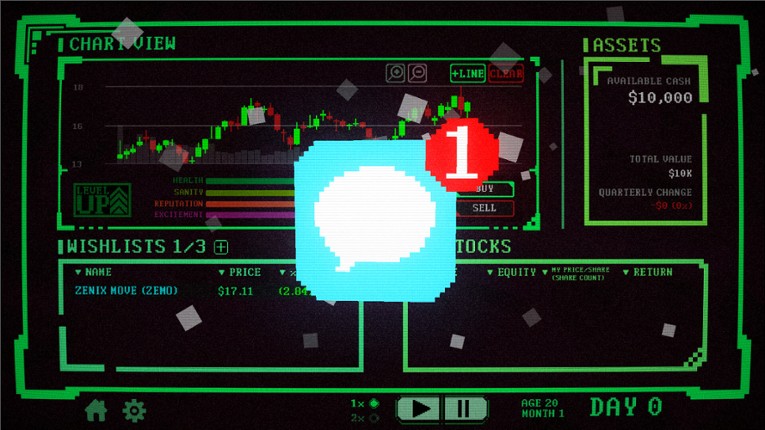 Chart Trading Simulator screenshot