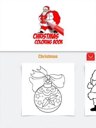 Christmas Coloring Book  - Xmas Pictures to Color screenshot