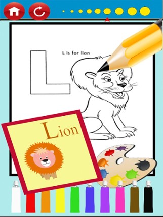 Color:ABC Animals Letter Coloring Book Kids Adults screenshot