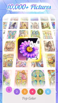 Pop Color - Paint by number screenshot