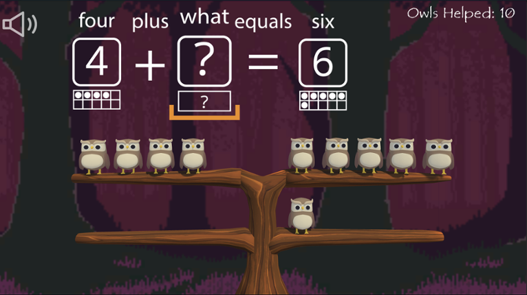 Owl Helper: Use Math to Balance the Trees and Save the Owls Image